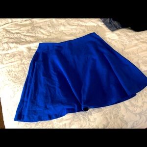 Royal Blue Skater Skirt EXPRESS